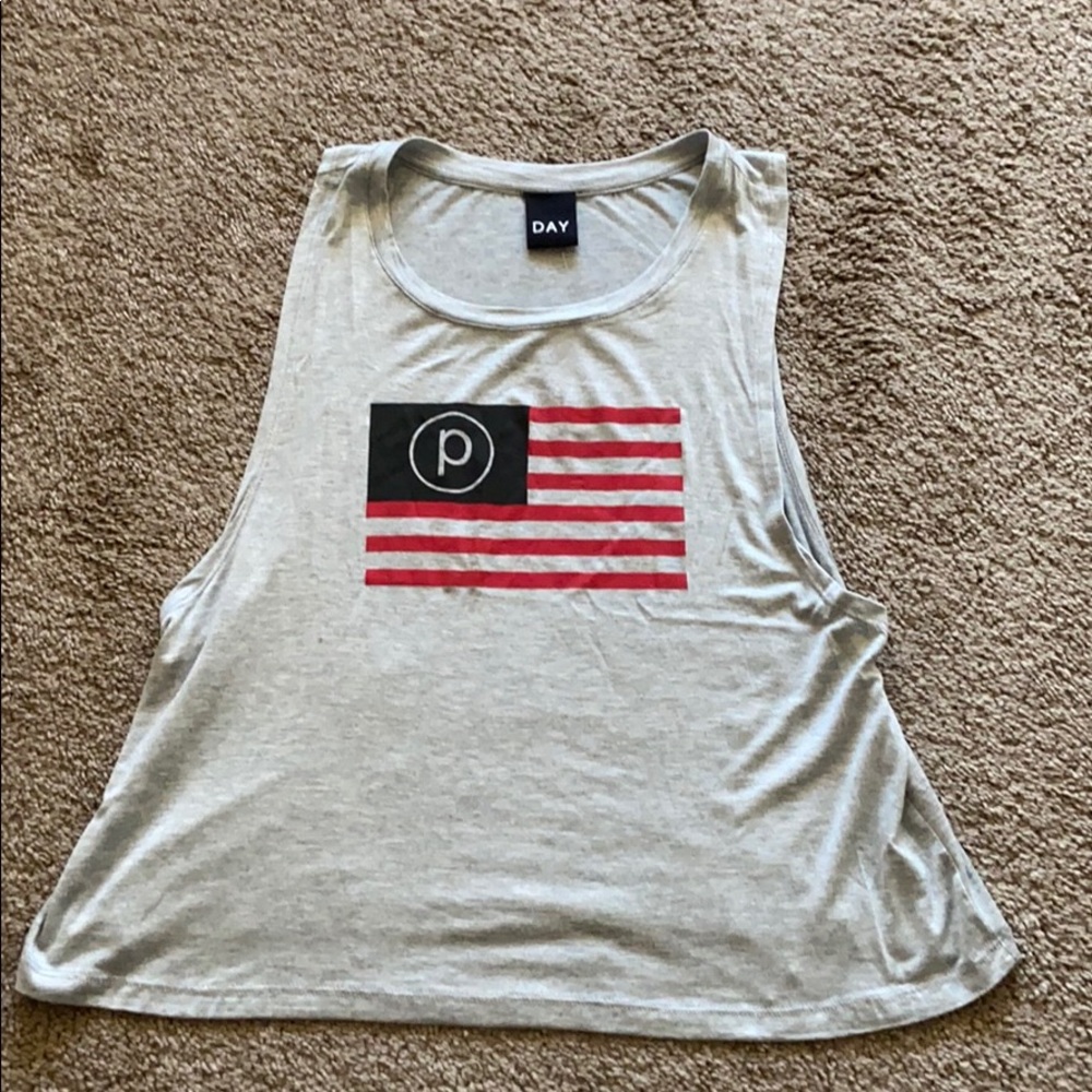 NWT pure barre American flag tank
